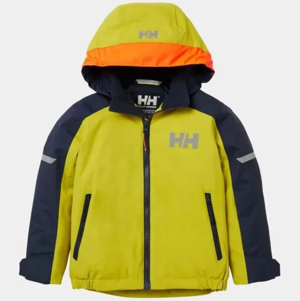 HELLY HANSEN Kids Legend 2.0 Insulated Ski Jacket In Bright Moss